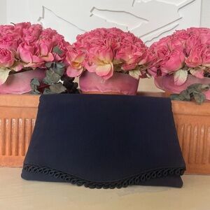 Elegant Navy Clutch